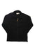 The Fjallraven Mens Ovik Fleece Zip Sweater, featuring a high collar, long sleeves, and a brown zipper pull, is displayed flat on a white background.