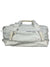 Light gray Eagle Creek duffel bag with front logo and top carry handles
