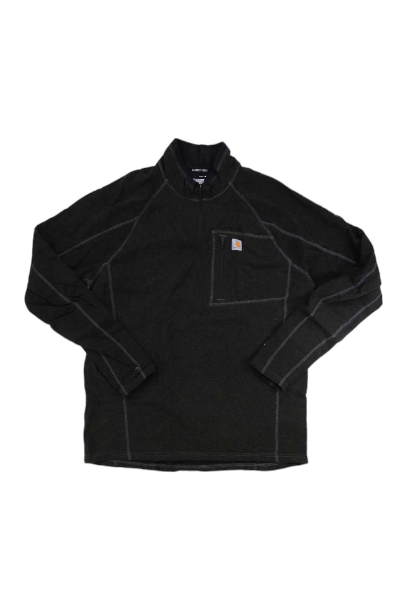 Carhartt Mens Force Heavyweight Synthetic Wool-Blend Fleece Base Layer Quarter-Zip Top Carhartt