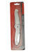 Kershaw leek knife with silver folding blade and gray handle, in blister packaging