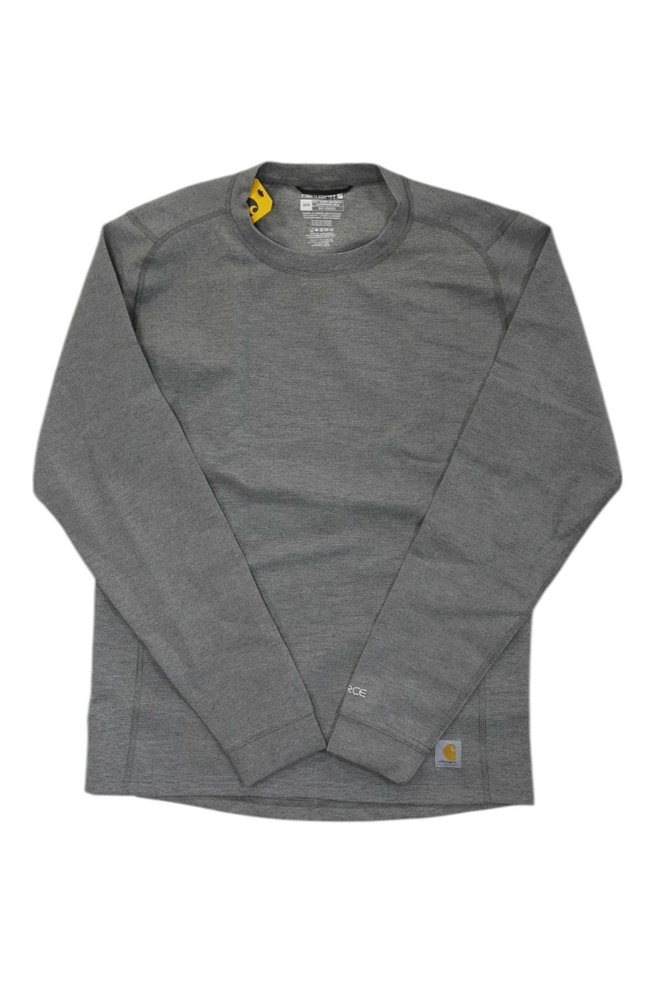 Carhartt Mens Force Heavyweight Heathered Knit Base Layer Crewneck Top Carhartt