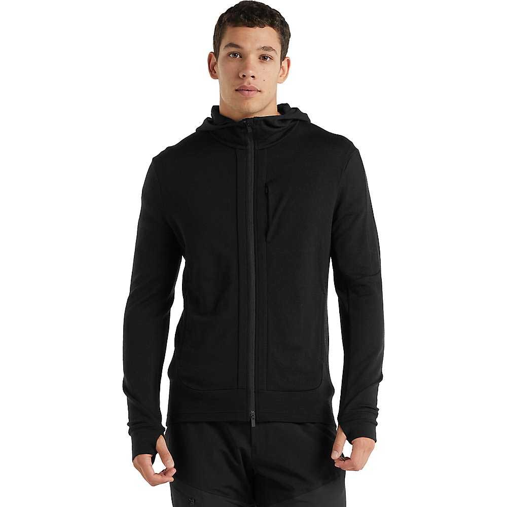 Icebreaker Mens Quantum III LS Zip Hoodie Icebreaker