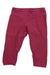 Prana Women's Misty Knickers are pink cropped leggings with a subtle geometric pattern, shown flat on a white background. These women’s hiking leggings offer stylish, moisture-wicking activewear for any adventure.