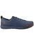 The Black Diamond Mens Circuit Shoe is a minimalist navy sneaker with black rubber sole and toe cap, inspired by outdoor performance, featuring a low profile and lace-up closure—ideal for versatile style.