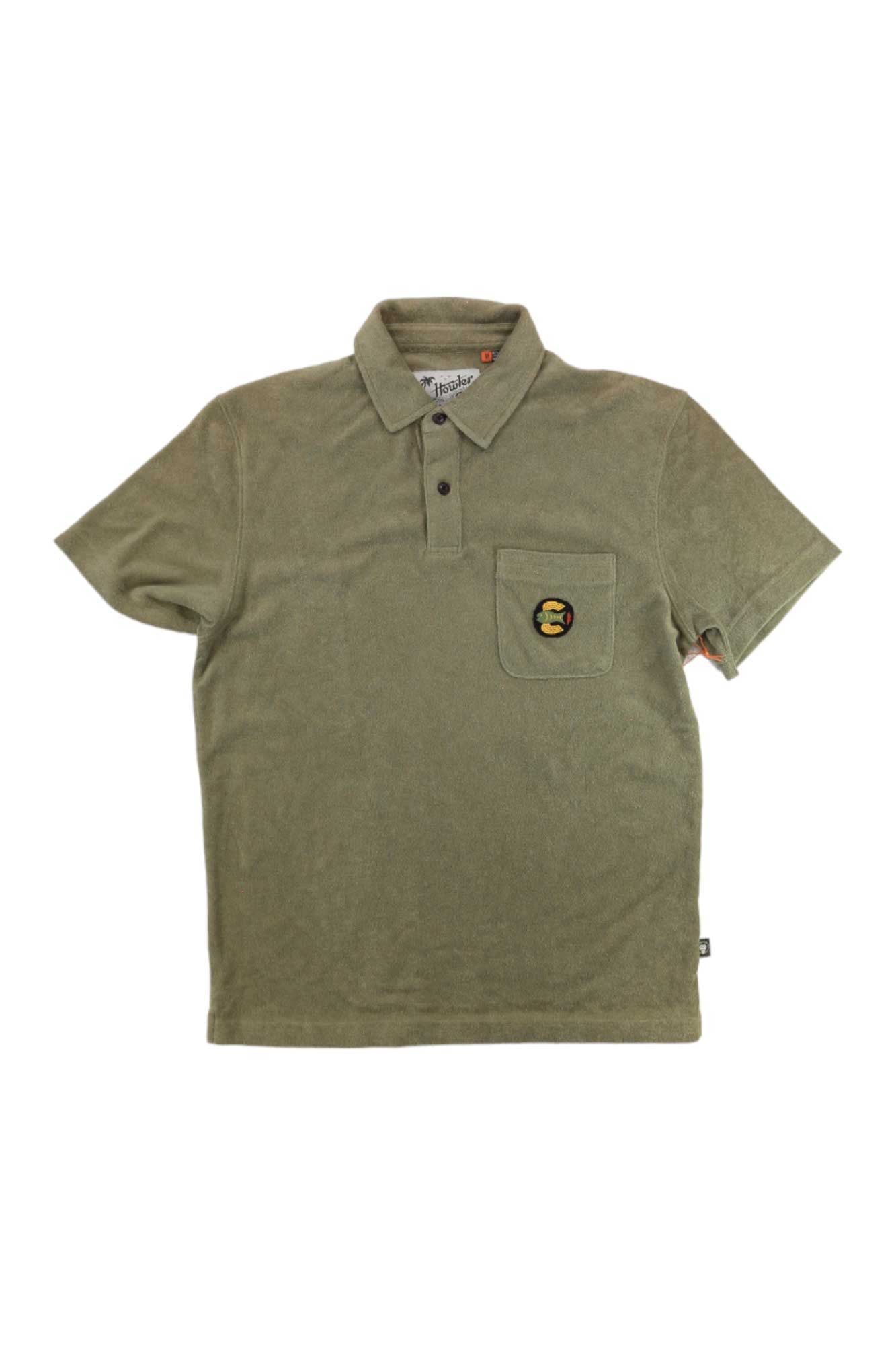 Howler Brothers Mens Plusherman Terry Polo Howler Brothers