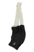 Rapha men's flyweight bib shorts, two-tone white and black, logo on leg