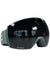 Zeal Hangfire polarized goggle with black lens, gray strap, front view