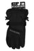 A pair of black Boulder Gear Mens Board Gloves is shown in packaging, featuring the Boulder Gear logo on both the insulated gloves and the package.