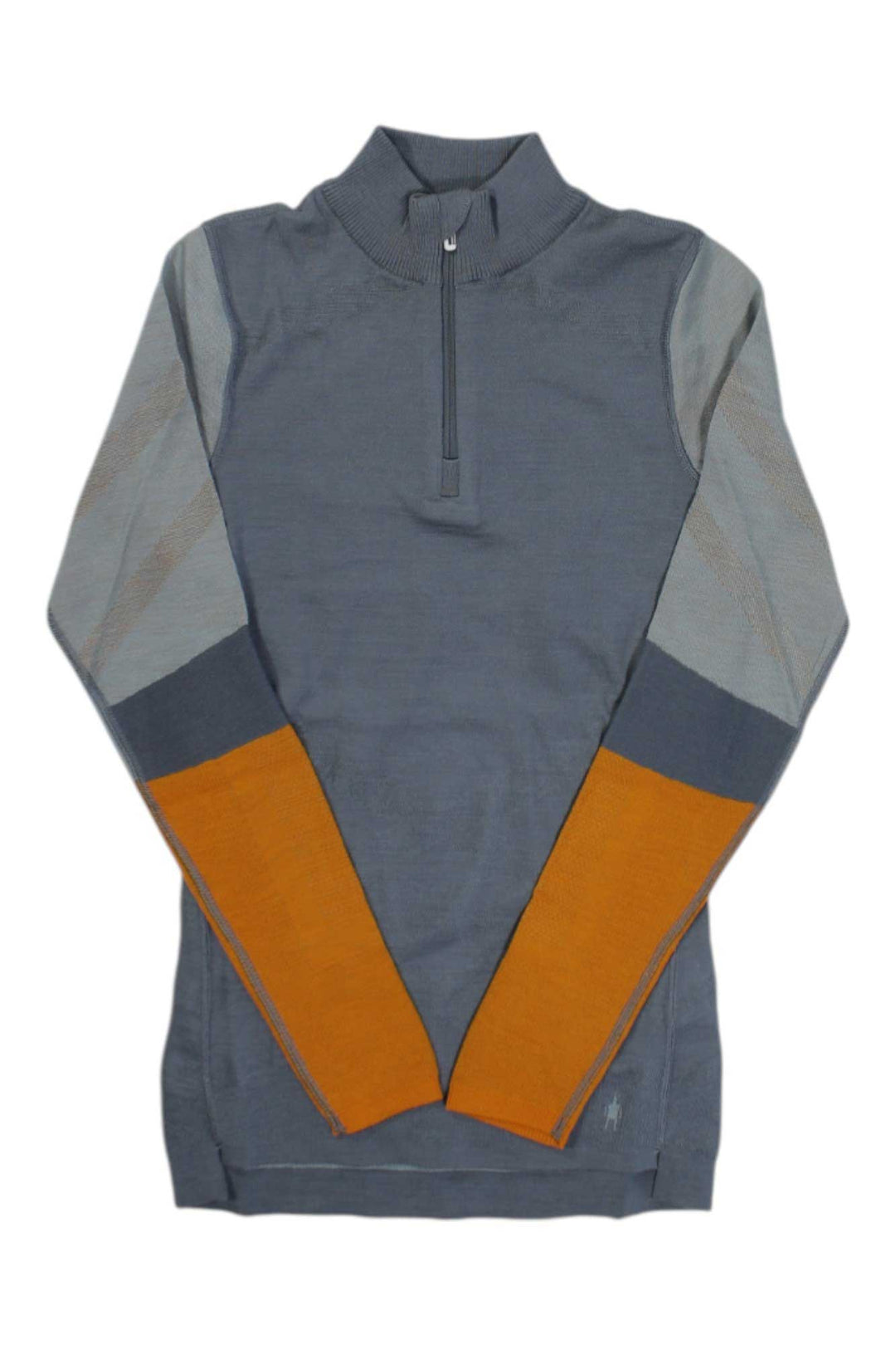 Smartwool Womens Intraknit Thermal Merino Colorblock 1/4 Zip Base Layer Top Smartwool
