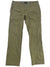 The Marmot Women's Hiking Pants in olive green feature a straight-leg design, front pockets, and a button closure, shown laid flat on a white background.