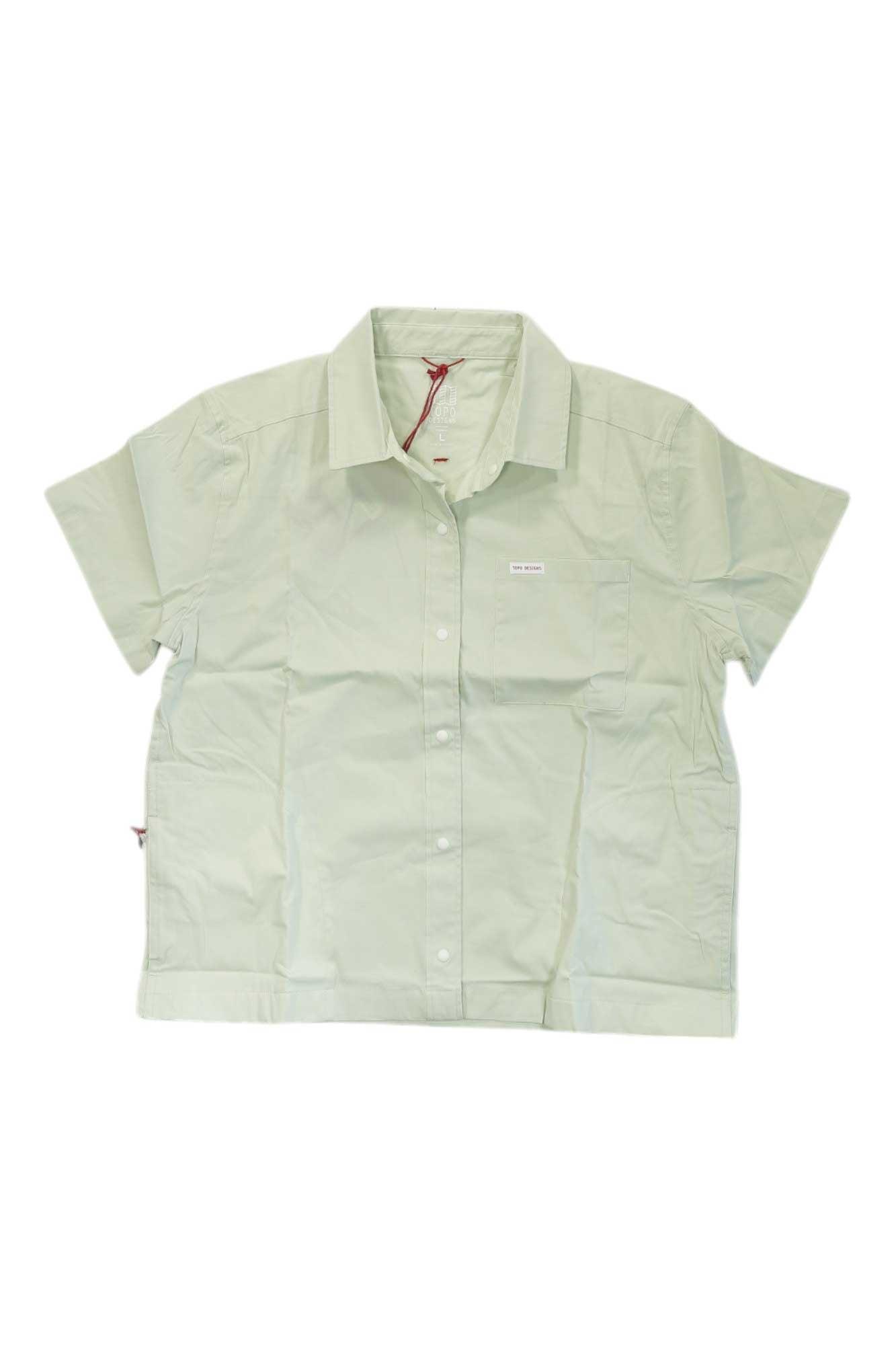 Topo Designs Women's Global Ss Shirt in Green