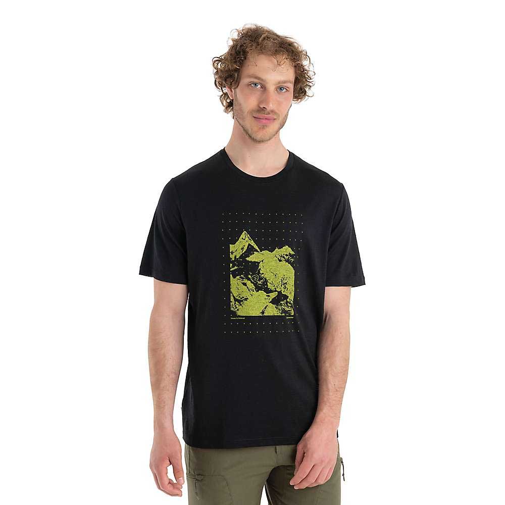 Icebreaker Mens Merino 150 Tech Lite II Peak Grid SS Tee Icebreaker