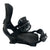 Black YES Drive Snowboard Bindings with a high back, adjustable straps, and ratchet buckles shown from the side on a white background. Features a modern design and textured footbed for enhanced grip and support.