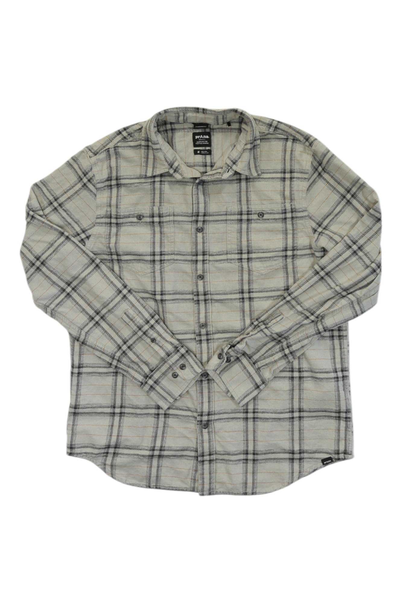 Prana Mens Dolberg Flannel Shirt - Slim Prana
