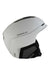 The Oakley Mod 5 Helmet in white features black and gray accents, side vents for adjustable airflow, a chin strap, and is designed for seamless goggle integration—shown on a plain background.