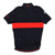 Rapha Tempest cycling jersey, navy with red band, half-zip, short sleeves
