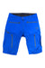 Norrona men's Fjora Flex1 shorts, bright blue, multiple zip pockets and zip front