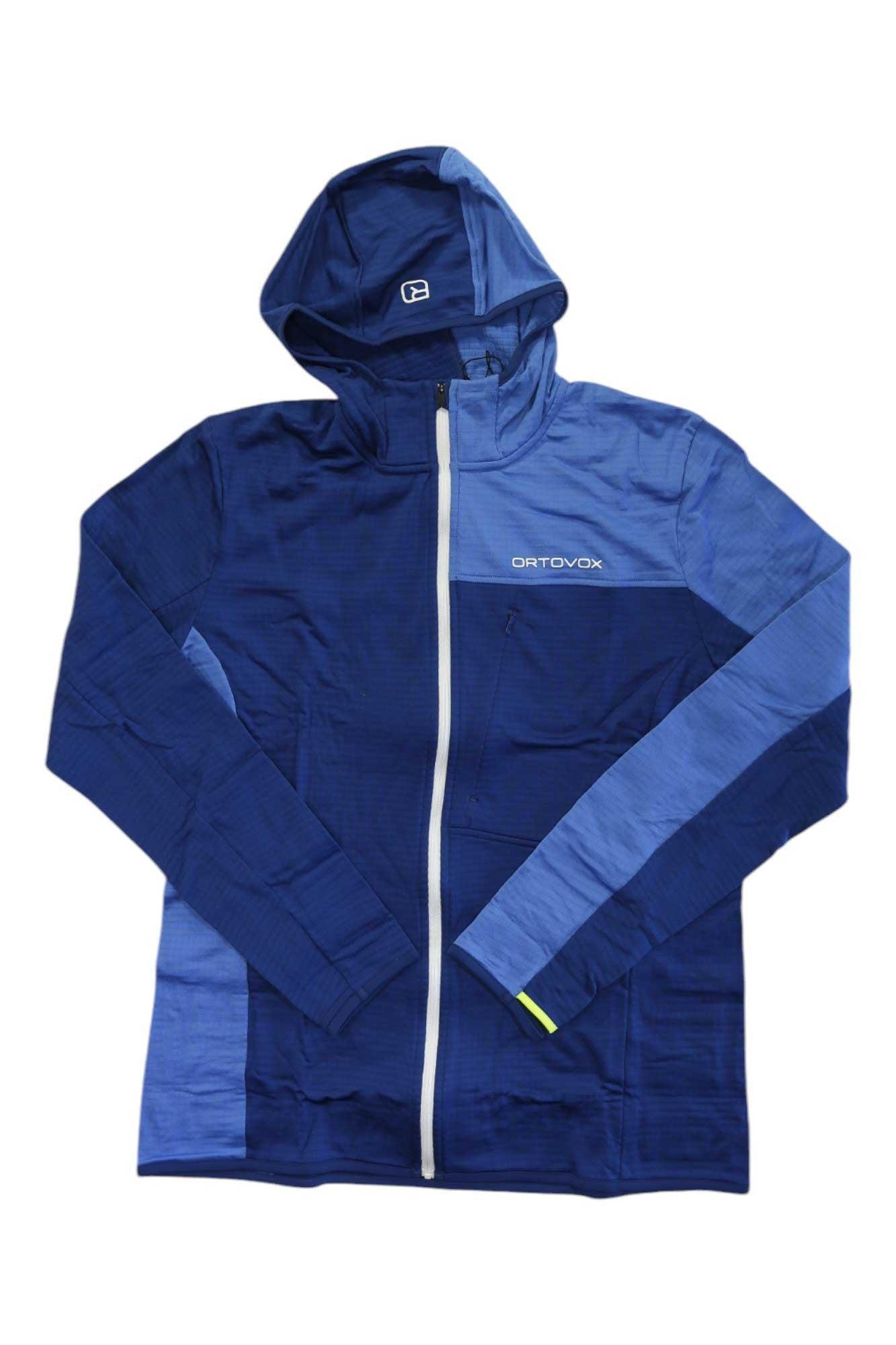 Ortovox Mens Fleece Light Grid Hooded Jacket Ortovox