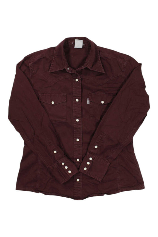 Womens Western Button Up Long Sleeve Shirt Carhartt