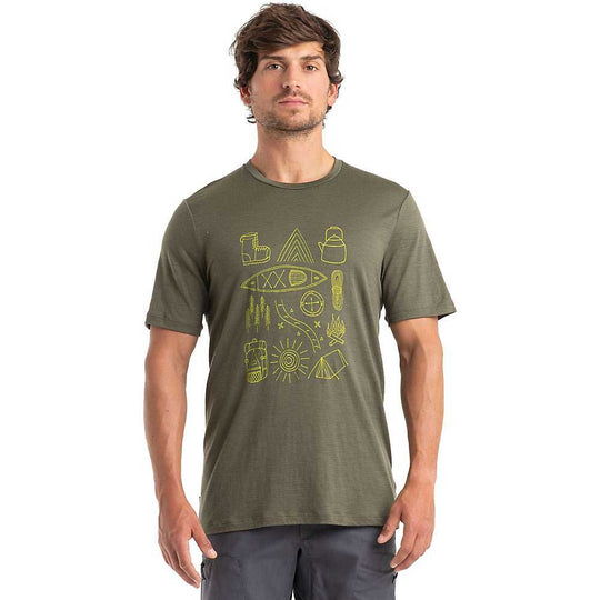 Icebreaker Mens Merino 150 Tech Lite II Camp Essentials SS Tee Icebreaker