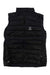 The Haglofs Womens Roc Down Vest is a black, sleeveless insulated vest with a front zipper, high collar, and chest logo. Lightweight and stylish, it’s ideal for outdoor adventures or casual wear.