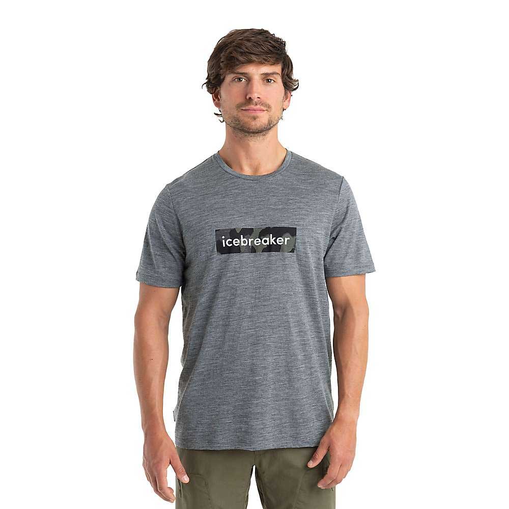 Icebreaker Mens Merino 150 Tech Lite II Icebreaker Logo Camo SS Tee Icebreaker