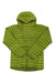 Men’s hooded puffer jacket, full-zip, quilted insulation, olive-green