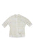 Women's kinetic training jersey, bone white, full-zip front, short sleeves