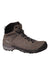 Men's hiking boot, taupe upper with black laces and rugged tread sole
