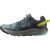 The Salomon Predict Hike GTX Casual Shoes in turquoise feature a thick sole, light blue laces, and yellow heel tab accents. Waterproof and durable, they're designed for comfort and protection during outdoor activities in any weather.