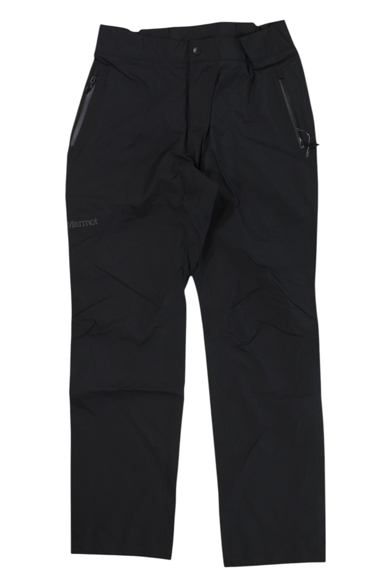 Women's EVODry Torreys pants in dark black, straight legs with cargo side zip pocket