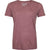 Women’s crew-neck performance T-shirt in heathered rose with Ortovox logo at chest