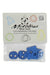 MiniTech screw-on foot holds, blue set of 5 in clear bag