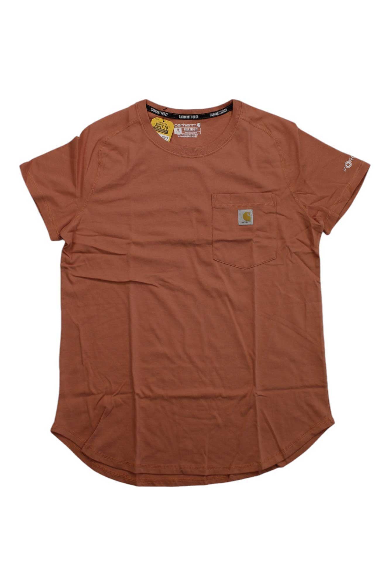 Carhartt Womens Force Relaxed Fit Midweight Pocket T-Shirt Carhartt