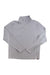 Men's light gray 1/2-zip active top with raised collar and full arm length sleeves