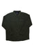 The Roark Mens Nordsman Shirt is a long-sleeved flannel shirt in dark green wool blend with a collar and two chest pockets featuring buttoned flaps, shown laid flat against a white background.