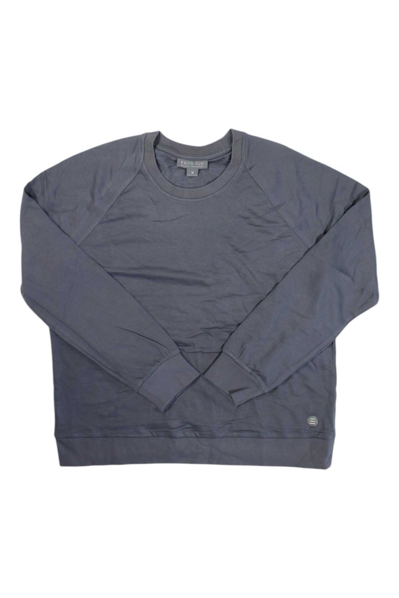 Free Fly Womens Bamboo Lightweight Fleece Crew Free Fly