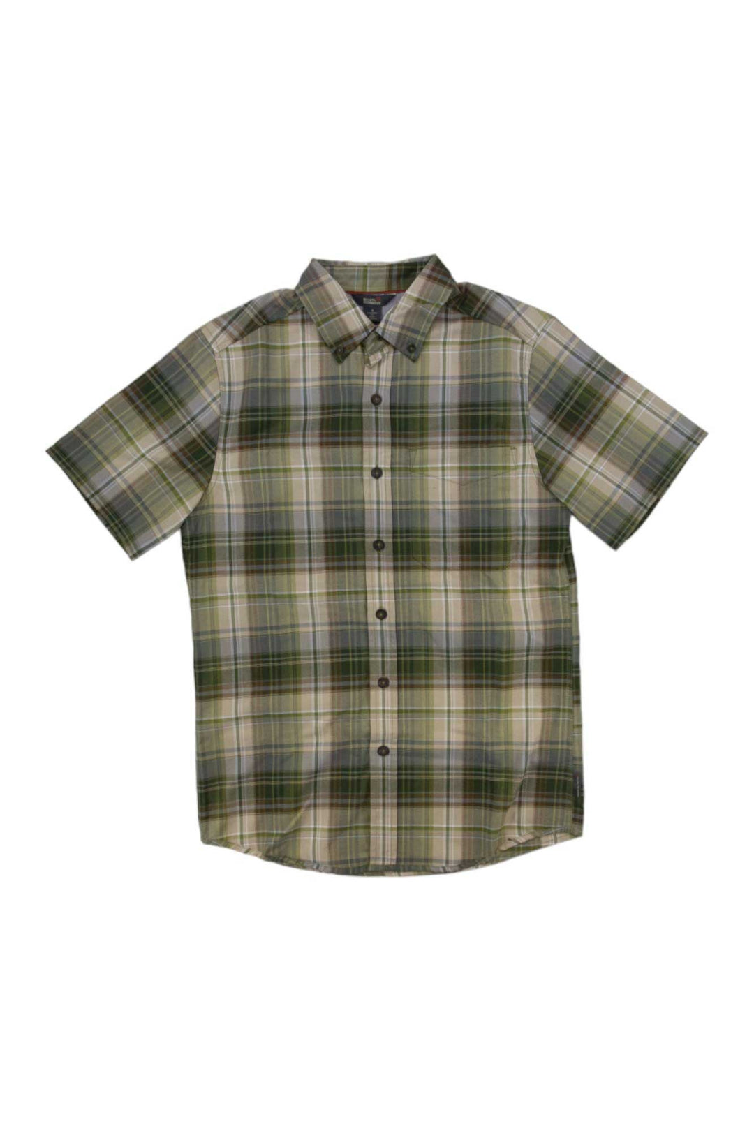 Royal Robbins Mens Go Everywhere Oxford Plaid SS Shirt Royal Robbins