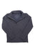 Teen 1/4 zip pullover in dark gray with stand collar and long sleeves