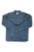 The Mens Lanigan Flannel Chore Coat, in blue, is a collared, long-sleeve button-up laid flat. It features a subtle chest logo, slight wrinkles, and is crafted from recycled materials for eco-friendly appeal.