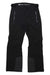 Women’s ski pants, black, drawcord waist, side zip pockets, HH logo