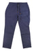 Women’s ripstop pants, navy blue, elastic drawstring waist, side cargo pockets