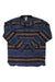 The L.L.Bean Mens Chamois Stripe Shirt showcases horizontal blue, red, and white stripes with a classic collar and buttoned cuffs, displayed flat on a white background for a clean look.