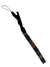 Woven wrist loop strap with black buckle and multicolor woven band