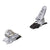 Marker Griffon 13 ID ski binding set, white toe and heel pieces with adjustable levers