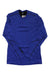 Men's merino crewneck long-sleeve base layer, cobalt blue, chest logo patch
