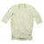 The Rapha Pro Team Aero Jersey is a light yellow, long-sleeve cycling skinsuit with a front zipper and RAPHA in large light orange letters on both sides. It’s close-fitting for aerodynamics, with no visible front logos or patterns.
