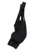 A pair of Rapha Mens Pro Team Bib Shorts II - Regular with shoulder straps, subtle branding, minimalist design, and a race-grade chamois is laid flat on a white background.