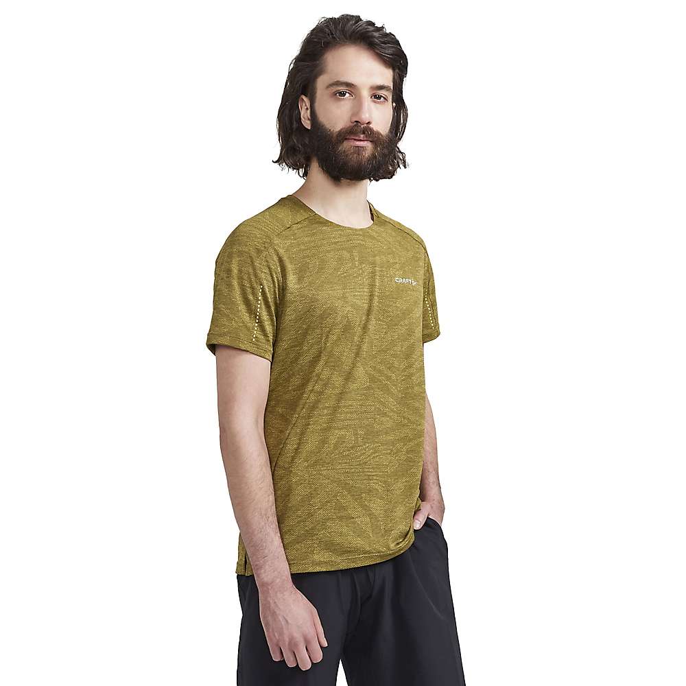 Craft Sportswear Mens Adv Hit SS Structure Tee Craft Sportswear