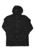 Men's dark lightweight zip hoodie with hood and full front zipper